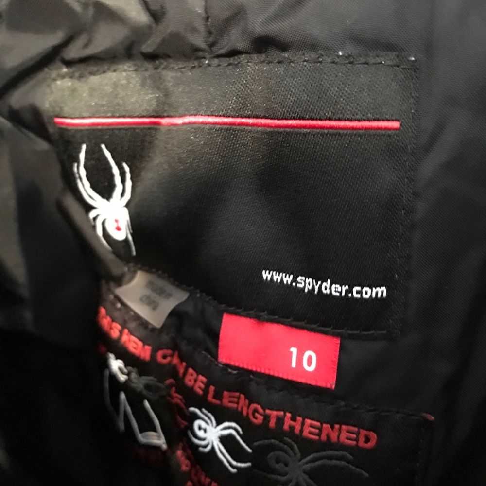 Boys Spyder Detachable Overalls Snow Pants